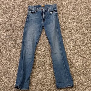 MOTHER Indigo Straight Leg Jeans